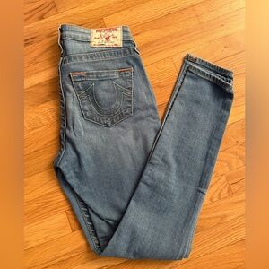 True Religion Women's Classic Blue Skinny Jeans